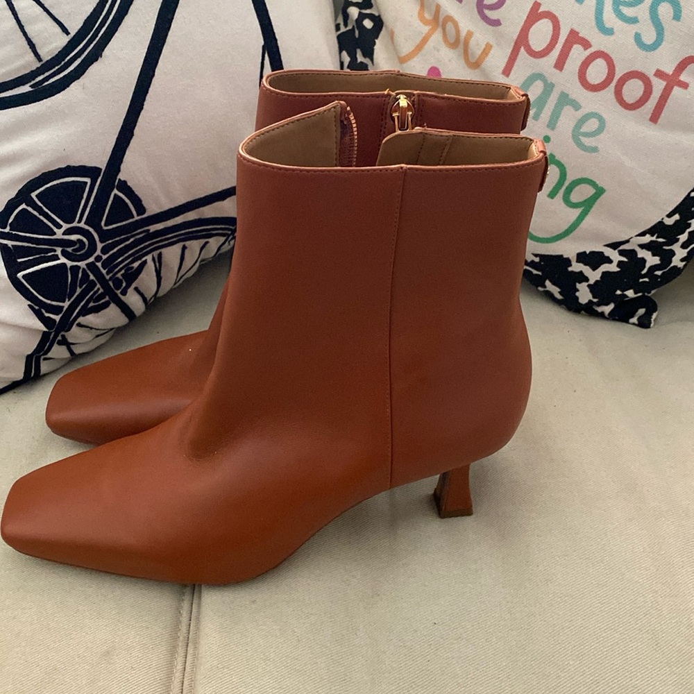 Sam Edelman Terrazzo Brown Leather Lani Boots